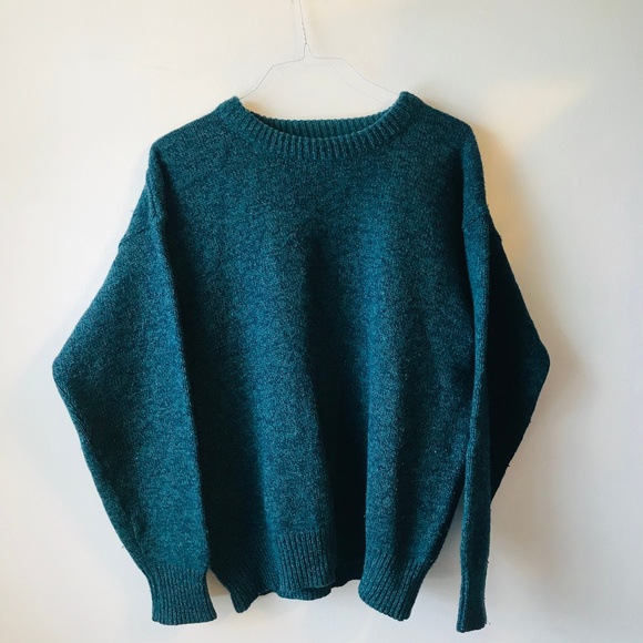 Eddie Bauer Other - VTG Wool Blue Sweater Eddie Bauer
